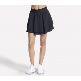 Spódnico-spodenki Skechers Sport Court Layered Skort czarne -