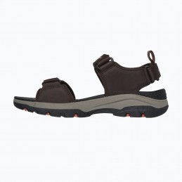 Sandały męskie Skechers Relaxed Fit: Tresmen - Ryer brązowe -