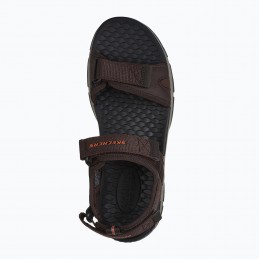 Sandały męskie Skechers Relaxed Fit: Tresmen - Ryer brązowe -