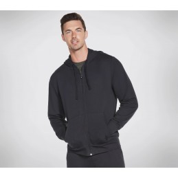 Bluza męska Skechers GO WALK Everywhere Hoodie czarna - M3JA181