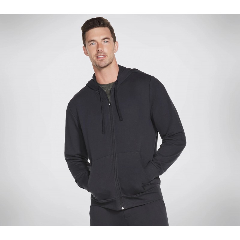 Bluza męska Skechers GO WALK Everywhere Hoodie czarna - M3JA181 Bluza męska Skechers GO WALK Everywhere Hoodie czarna - M3JA181