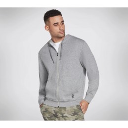 Bluza męska Skechers GO WALK Everywhere Hoodie jasny szary -