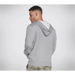 Bluza męska Skechers GO WALK Everywhere Hoodie jasny szary -