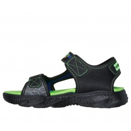 Sandały młodzieżowe Skechers S-Lights: Creature-Splash czarne -