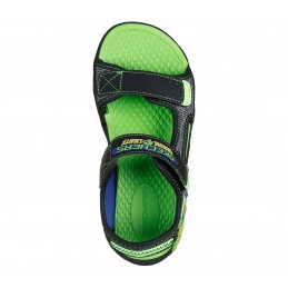 Sandały młodzieżowe Skechers S-Lights: Creature-Splash czarne -