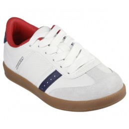 Buty młodzieżowe Skechers Zinger Street biało/granatowe -