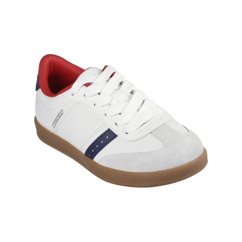 Buty młodzieżowe Skechers Zinger Street biało/granatowe - Buty młodzieżowe Skechers Zinger Street biało/granatowe -