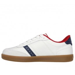 Buty młodzieżowe Skechers Zinger Street biało/granatowe -