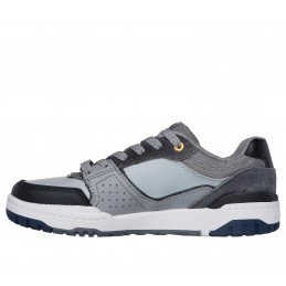Buty młodzieżowe Skechers SKX-228 szary/czarny - 406157L GYBK
