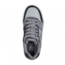 Buty młodzieżowe Skechers SKX-228 szary/czarny - 406157L GYBK