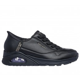 Buty damskie Skechers Slip-ins: Uno - Easy Air czarne - 177112