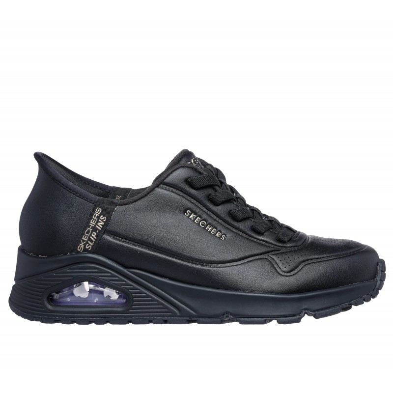 Buty damskie Skechers Slip-ins: Uno - Easy Air czarne - 177112 Buty damskie Skechers Slip-ins: Uno - Easy Air czarne - 177112