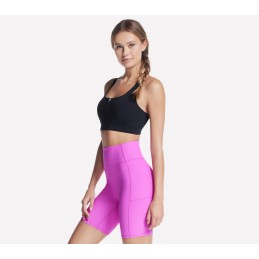 Biustonosz Skechers GO WALK Zip Front Bra czarny - BR14 BLK