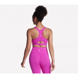 Biustonosz Skechers GO WALK Zip Front Bra różowy - BR14 PKPR
