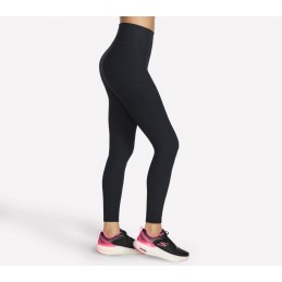 Legginsy damskie Skechers GO FLEX RIB FL HW Legging czarne -