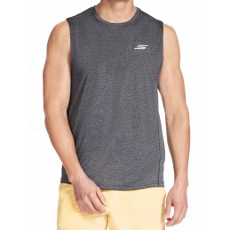 Koszulka męska Skechers GO DRI Charge Muscle Tank szary - TT7