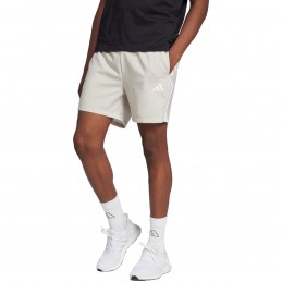 Spodenki męskie adidas Essentials 3-Stripes Chelsea kremowe -