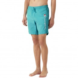 Spodenki kąpielowe męskie Champion Beachshort miętowe - 219978