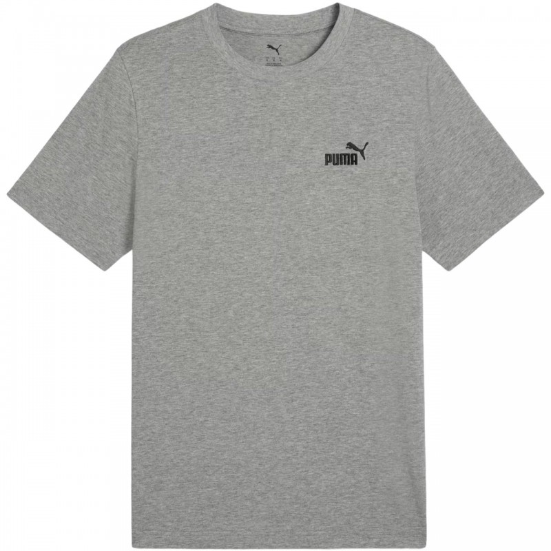 Koszulka męska Puma Ess Small No.1 Logo Tee szara - 682534 03 Koszulka męska Puma Ess Small No.1 Logo Tee szara - 682534 03