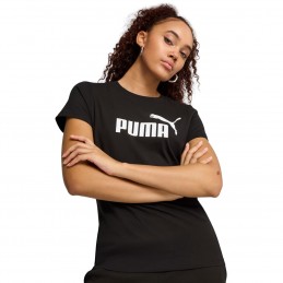 Koszulka damska Puma ESS No.1 Logo Tee czarna - 682370 01