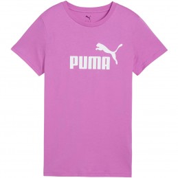 Koszulka damska Puma ESS No.1 Logo Tee fioletowa - 682371 89