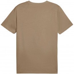 Koszulka męska Puma Ess No.1 Logo Tee (s) brązowa - 682533 83
