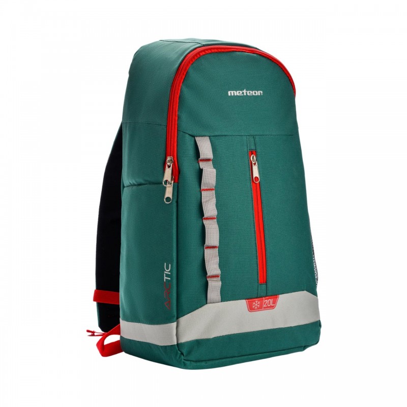 Plecak termiczny Meteor Arctic 20 L zielono-czerwony - 74657