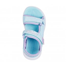 Sandały młodzieżowe Skechers S-Lights: Sola Glow Sandal jasny