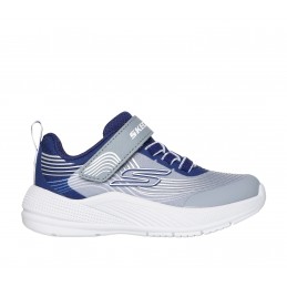 Buty dziecięce Skechers Microspec Advance granatowo/szare -