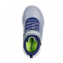 Buty dziecięce Skechers Microspec Advance granatowo/szare -