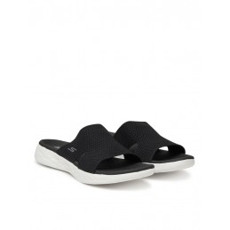 Klapki damskie Skechers On the GO 600 - Oceanside czarne -