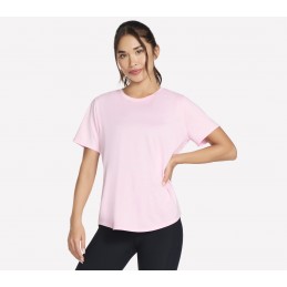Koszulka damska Skechers GO DRI SWIFT Tee różowa - TS104 WPNK