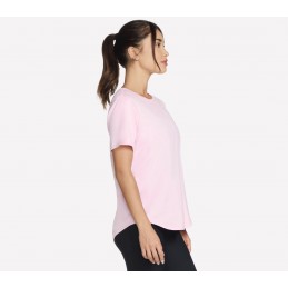 Koszulka damska Skechers GO DRI SWIFT Tee różowa - TS104 WPNK