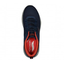Buty męskie Skechers GO WALK ARCH FIT - CLINTON granatowe -