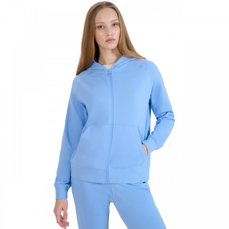 Bluza damska 4F jasnoniebieska - 4FWMM00TSWSF1763 32S Bluza damska 4F jasnoniebieska - 4FWMM00TSWSF1763 32S