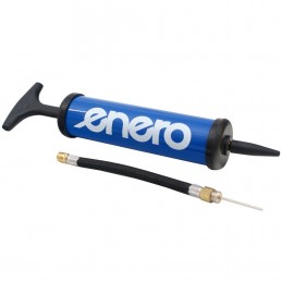Pompka do piłek Enero 8 cali 20 cm z wężykiem niebieska - 334636