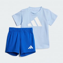 Komplet dziecięcy Adidas Essentials Tee Set Kids niebieski -