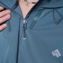 Kurtka damska 2-warstwowa Alpinus Selenga szaro-szałwiowy -