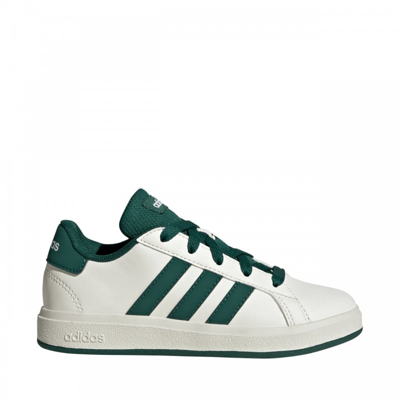 Buty młodzieżowe adidas Grand Court 2.0 K biało/zielone - JQ0704 Buty młodzieżowe adidas Grand Court 2.0 K biało/zielone - JQ0704