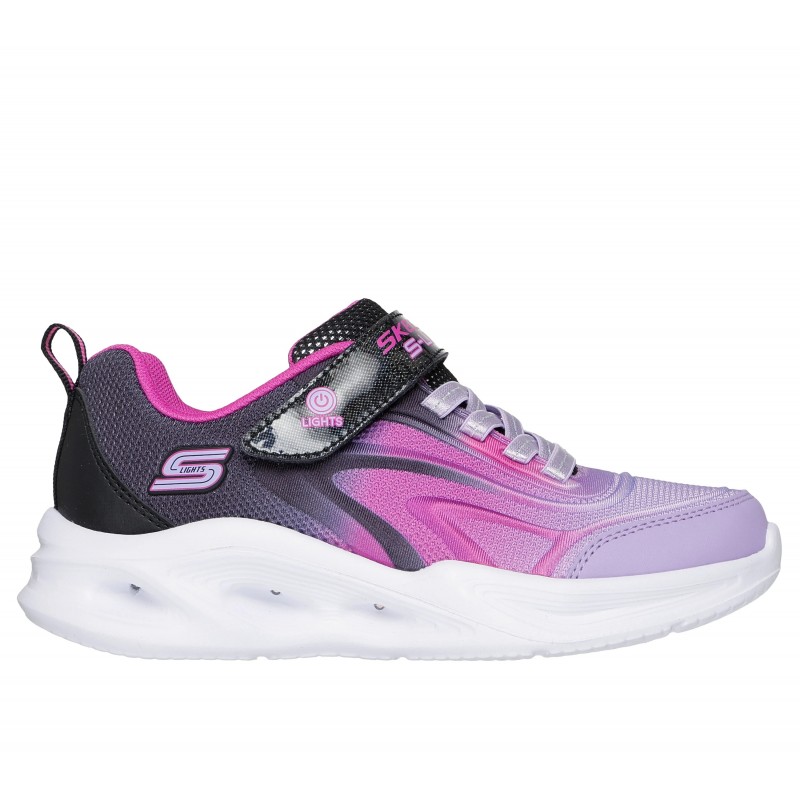 Buty młodzieżowe Skechers S-Lights: Sola Glow - Color Breeze - Buty młodzieżowe Skechers S-Lights: Sola Glow - Color Breeze -