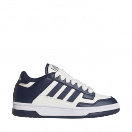 Buty młodzieżowe adidas Rapid Court Low biało/granatowe - JR0167
