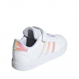 Buty młodzieżowe Adidas Grand Court 2.0 białe - IE3851