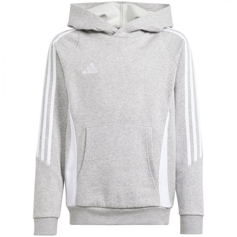Bluza młodzieżowa adidas Tiro 24 Hooded Sweat szara - IR7505