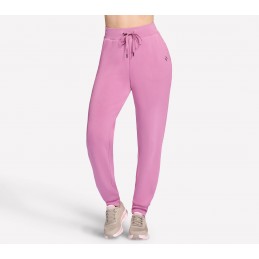 Spodnie damskie Skechers Skechluxe Elevate Jogger różowe -