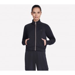 Bluza damska Skechers SKECHLUXE Elevate Jacket czarne - JA278