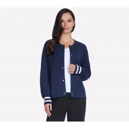 Swetr damski Skechers GO WALK Reflection Sweater Bomber