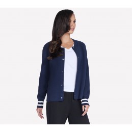 Swetr damski Skechers GO WALK Reflection Sweater Bomber