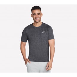 Koszulka męska Skechers Performance Charge Tee grafitowa -