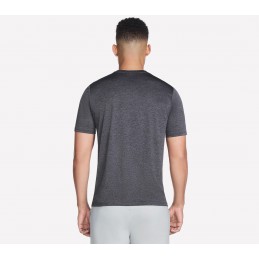 Koszulka męska Skechers Performance Charge Tee grafitowa -