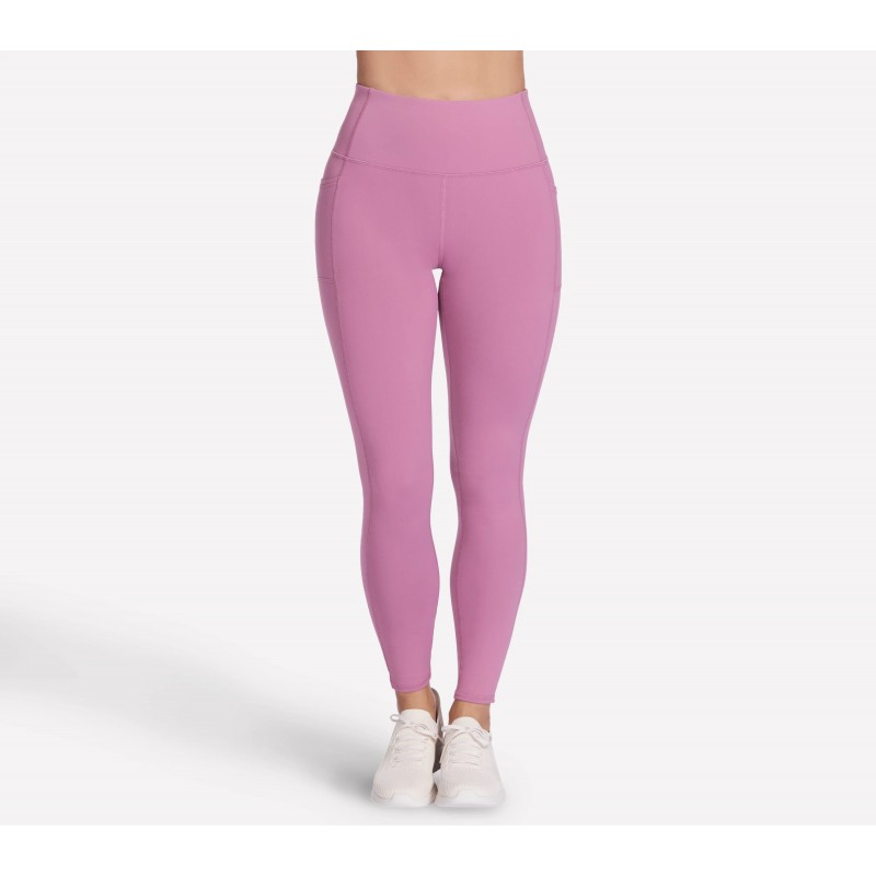 Legginsy damskie Skechers Go Walk High Waisted Legging różowe - Legginsy damskie Skechers Go Walk High Waisted Legging różowe -